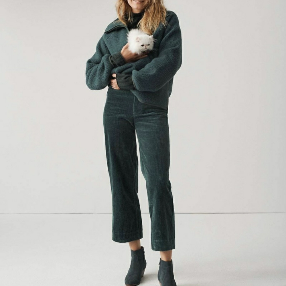 Madewell Emmett Slim Wide-leg Crop Pants
